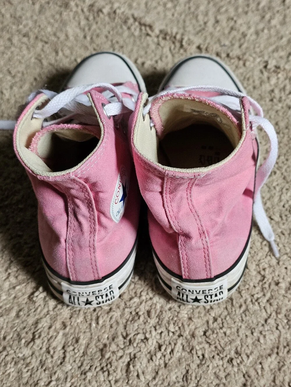 Converse All Star Chuck Taylor Girls Shoes Sneakers Size 6 W / 4 M *Fits Like 3*